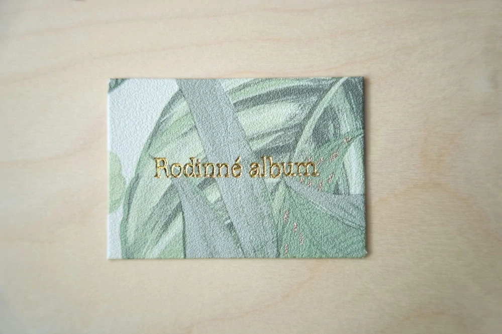 Dřevěné fotoalbum - rodinné