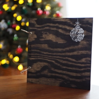 Dřevěné album – Vánoční koule