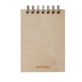 Dřevěný blok A6 – přírodní 